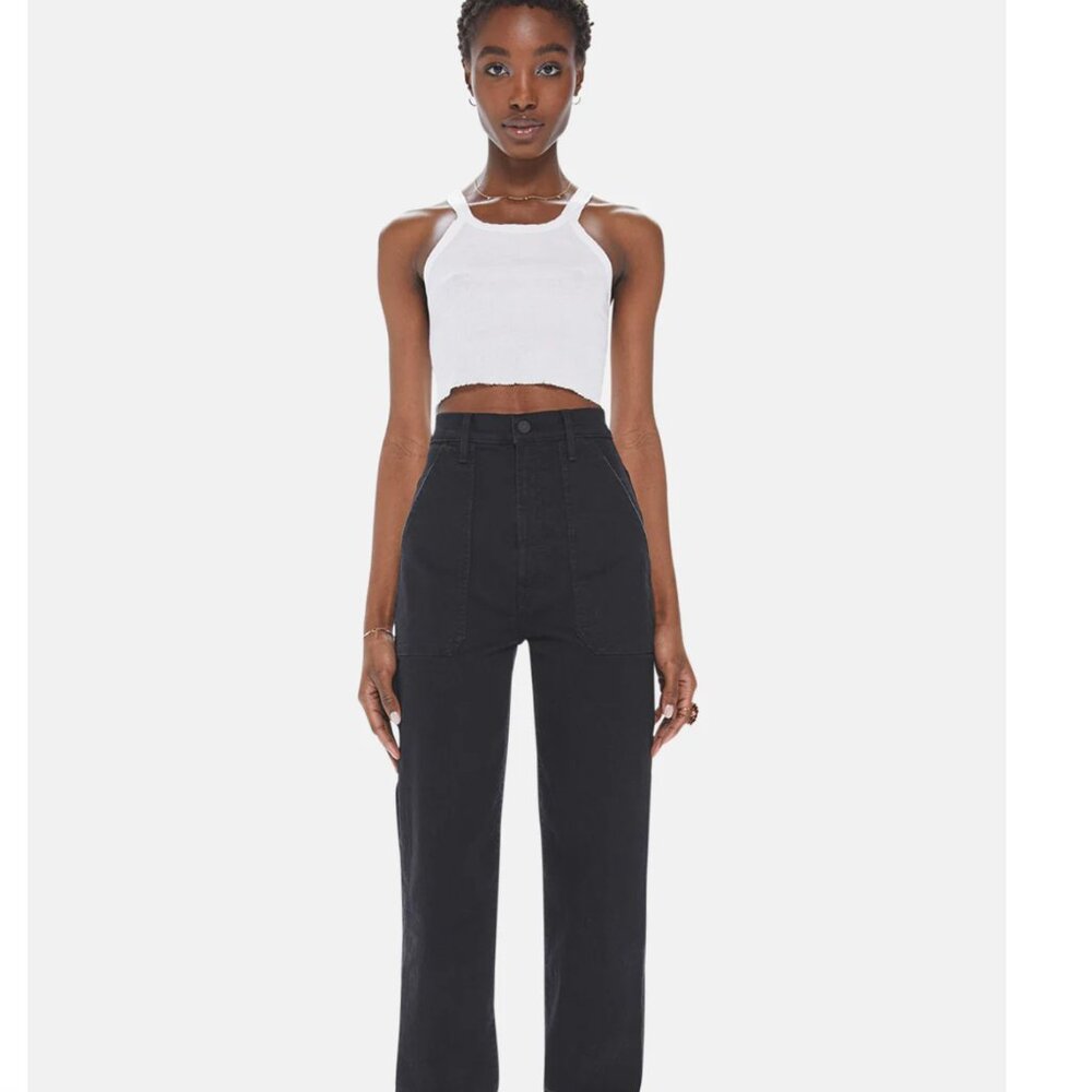 Mother The Wrapper Springy Ankle Jean In Dark Wash - image 1